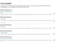 Tablet Screenshot of linasandell.blogspot.com