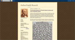 Desktop Screenshot of juchaufamilyresearch.blogspot.com