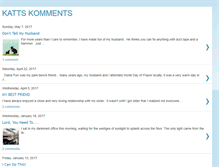 Tablet Screenshot of kattskomments.blogspot.com