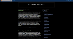 Desktop Screenshot of plantastoxicas.blogspot.com