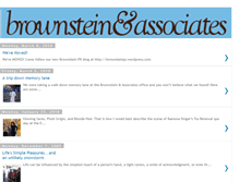 Tablet Screenshot of brownsteinpr.blogspot.com