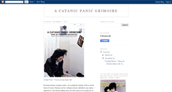 Desktop Screenshot of acatanicpanicgrimoire.blogspot.com