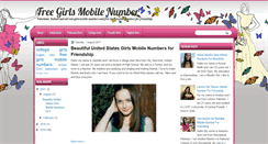 Desktop Screenshot of freegirlsmobilenumber.blogspot.com