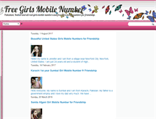 Tablet Screenshot of freegirlsmobilenumber.blogspot.com