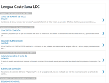 Tablet Screenshot of lenguacastellanaldc.blogspot.com