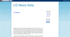 Desktop Screenshot of lg-news-italia.blogspot.com