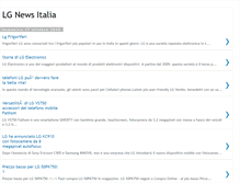 Tablet Screenshot of lg-news-italia.blogspot.com