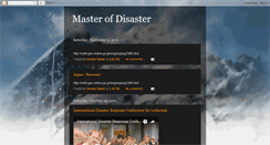 Desktop Screenshot of disasterman47.blogspot.com