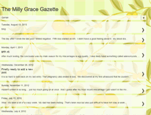 Tablet Screenshot of millygracegazette.blogspot.com