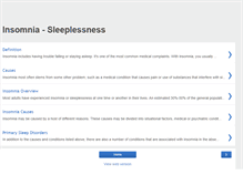 Tablet Screenshot of insomnia-sleeplessness.blogspot.com