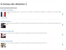 Tablet Screenshot of lebureaudesdelations2.blogspot.com