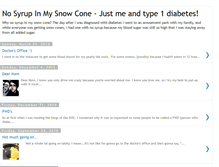 Tablet Screenshot of nosyrupsnowcone.blogspot.com