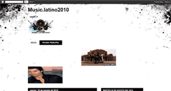 Desktop Screenshot of musiclatino2010.blogspot.com