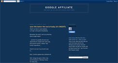 Desktop Screenshot of googleaffiliatnow.blogspot.com