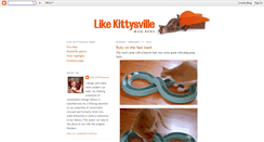 Desktop Screenshot of likekittysville.blogspot.com