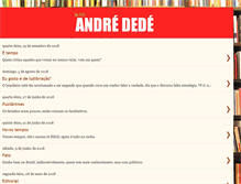 Tablet Screenshot of blogdoandredede.blogspot.com