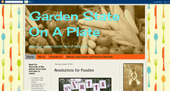 Desktop Screenshot of gardenstateonaplate.blogspot.com