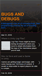 Mobile Screenshot of bugsanddebugs.blogspot.com