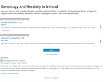 Tablet Screenshot of genealogyandheraldry.blogspot.com