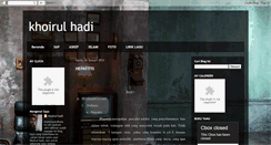 Desktop Screenshot of khoirulhadi.blogspot.com
