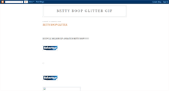 Desktop Screenshot of betty-boop-glitter.blogspot.com