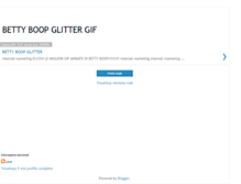 Tablet Screenshot of betty-boop-glitter.blogspot.com