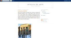 Desktop Screenshot of huelgadearte.blogspot.com