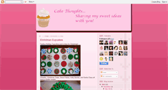 Desktop Screenshot of mycakethoughts.blogspot.com