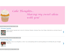 Tablet Screenshot of mycakethoughts.blogspot.com