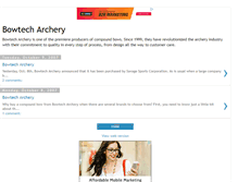 Tablet Screenshot of bowtecharchery.blogspot.com