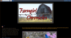 Desktop Screenshot of farmgirlchronicles.blogspot.com