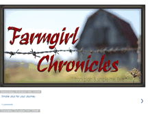 Tablet Screenshot of farmgirlchronicles.blogspot.com