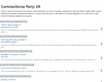 Tablet Screenshot of commonsensepartyuk.blogspot.com