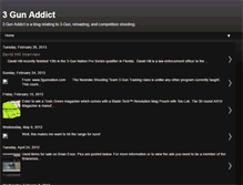 Tablet Screenshot of 3gunaddict.blogspot.com
