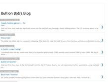 Tablet Screenshot of bullionbob.blogspot.com