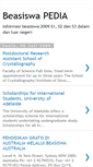Mobile Screenshot of beasiswapedia.blogspot.com