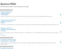 Tablet Screenshot of beasiswapedia.blogspot.com
