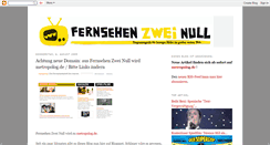 Desktop Screenshot of fernsehenzweinull.blogspot.com