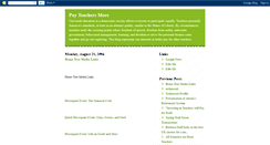 Desktop Screenshot of payteachersmore.blogspot.com