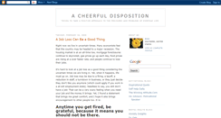 Desktop Screenshot of cheerfuldisposition.blogspot.com