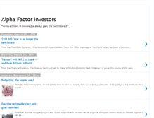 Tablet Screenshot of alphafactorinvestors.blogspot.com