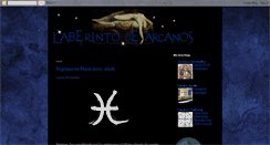 Desktop Screenshot of laberintodearcanos.blogspot.com