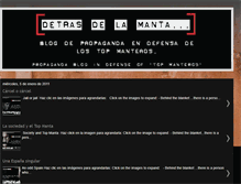 Tablet Screenshot of detrasdelamanta.blogspot.com