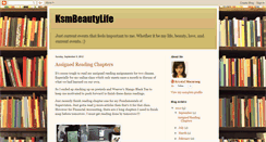 Desktop Screenshot of ksmbeautylife.blogspot.com