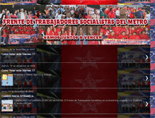 Tablet Screenshot of frentesocialistametro.blogspot.com