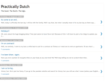 Tablet Screenshot of practically-dutch.blogspot.com