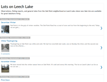 Tablet Screenshot of lotsonleechlake.blogspot.com