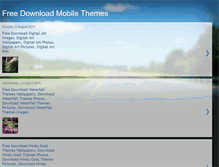 Tablet Screenshot of freedownloadmobilethemes.blogspot.com