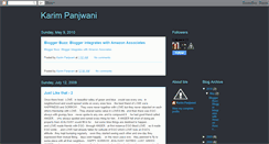 Desktop Screenshot of karimpanjwani.blogspot.com