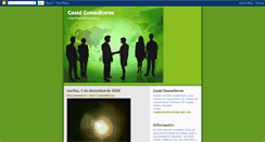 Desktop Screenshot of casidconsultorias.blogspot.com